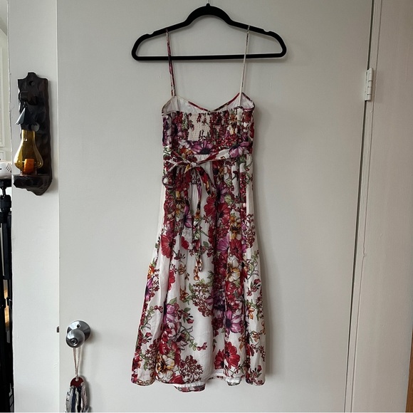 Zara Floral Strapless Dress - Picture 5 of 9